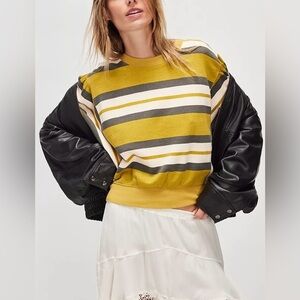 NEW Free People Wild And Free Sweatshirt NWT